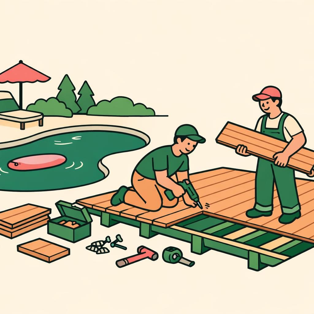 Pool Deck Installation